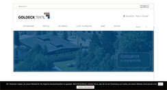 Desktop Screenshot of goldecktextil.com
